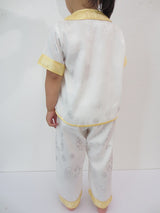 Kid suit with dragon white