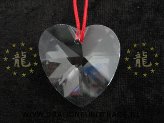Feng Shui Rainbow Crystal - Heart