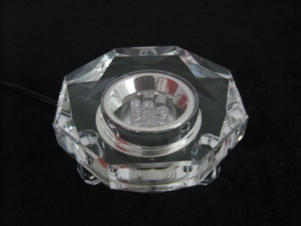Crystal display lamp with adapter