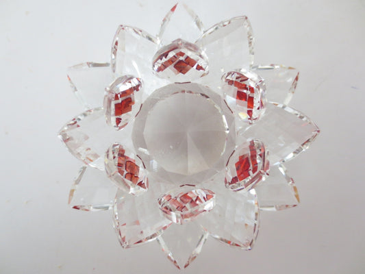 Crystal Lotus Red 10 cm (small)