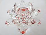 Crystal Lotus Red 10 cm (small)