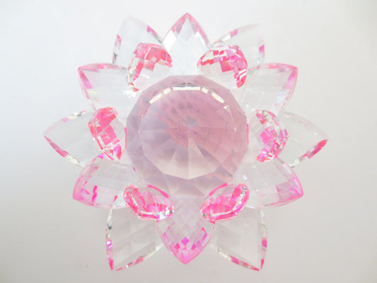 Crystal Lotus Purple 14 cm (Large)