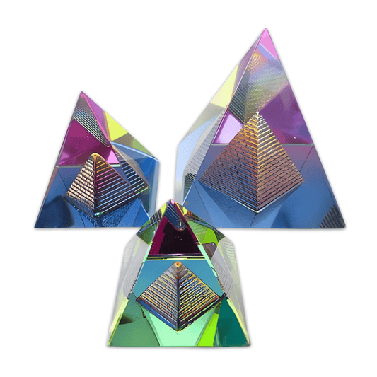 Kristal Prisma Piramide Vorm 7 x 7 cm
