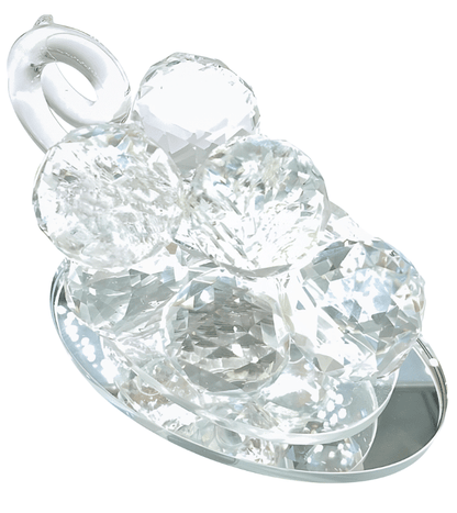 Kristalglas druiventros op draaiplateau – Groot