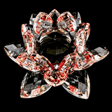 Crystal Lotus Red 10 cm (small)