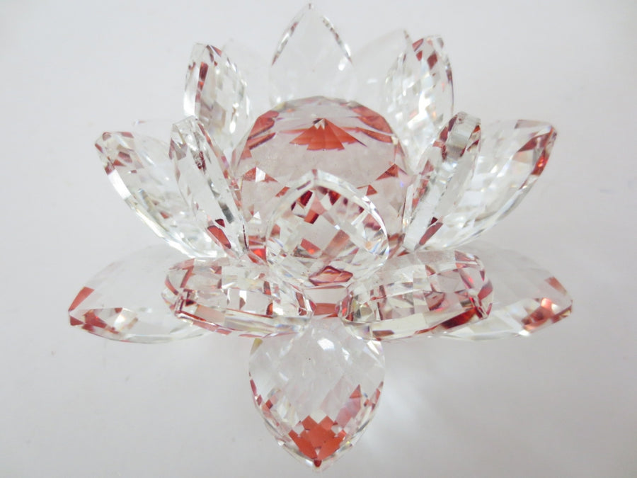 Crystal Lotus Red 14 cm (Large)