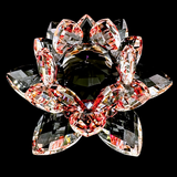 Crystal Lotus Red 14 cm (Large)