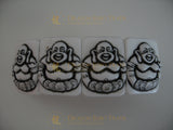 Laughing Buddha bracelace II White