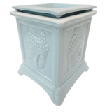 Lichtblauwe Boeddha Oliebrander – Luxe