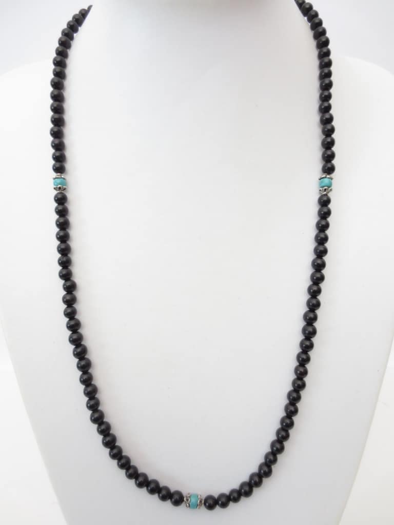 Mala Gebedsketting zwart Sandalhout 6mm