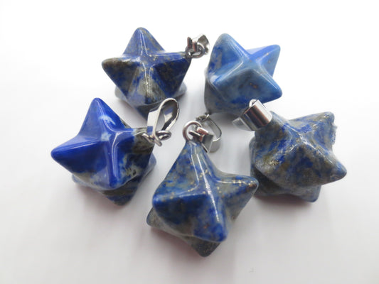 Gemstone Meteor Pendant - Lapiz Lazuli (5 pieces)