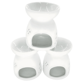 Oliebrander set vogel met wit kom ( 6st)