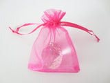 Organza Gift Bag 10 x 15 cm - Fuchsia (100pcs)