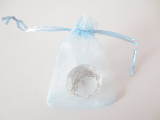 Organza Gift Bag 10 x 15 cm - Light Blue (100pcs)