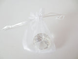 Organza Gift Bag 7.5 x 10 cm - White (100pcs)