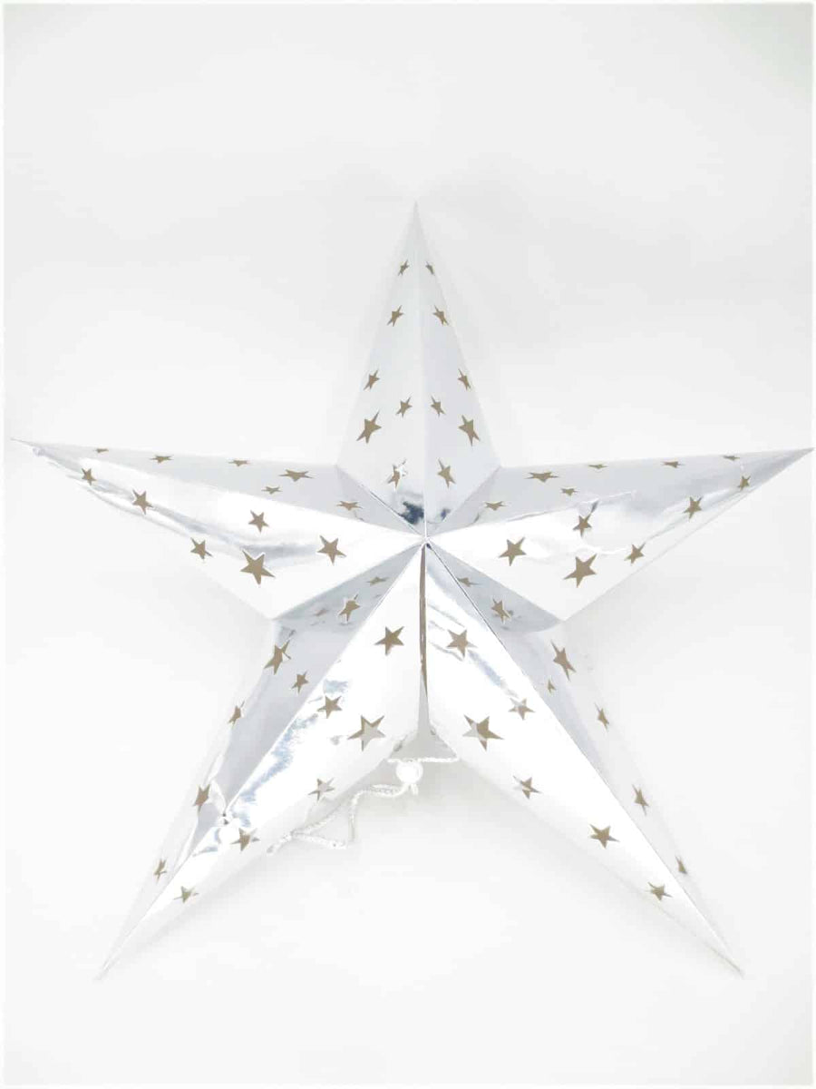 Paper Star Lantern - Silver