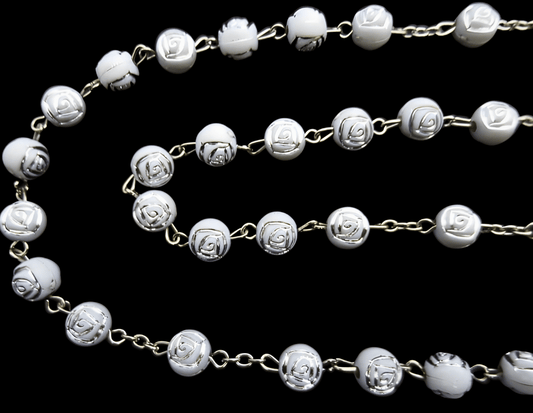 Rozenkrans rozen wit