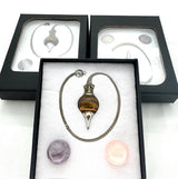 Gemstone Pendulum Orbs set of 3