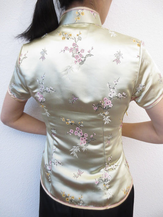 Shanghai Blouse bloesem goud - 36