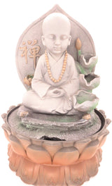 Shao-Lin Monk Fountain with LED lighting Large (17032)
