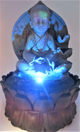 Shao-Lin Monk Fountain with LED lighting Large (17032)