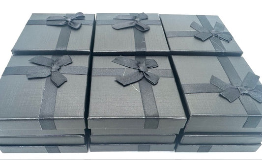 Sieradendoosjes set van 12 stuks - Zwart