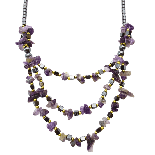 Gemstone Meteor Pendant - Rock Crystal (5 pieces)