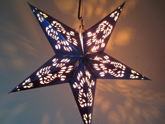 Paper Star Lantern - Blue