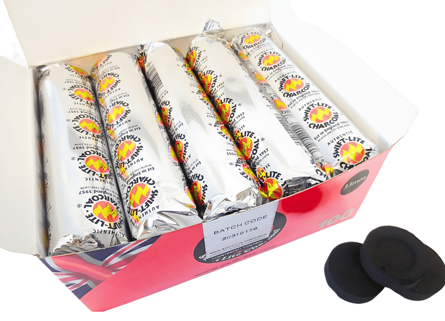 Swift Lite houtskool Groothandel - Swift Lite Charcoal 33mm /10 rollen
