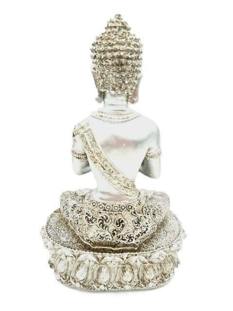 Tibetan Buddha Statue - Silver