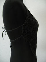 top of beads (black)