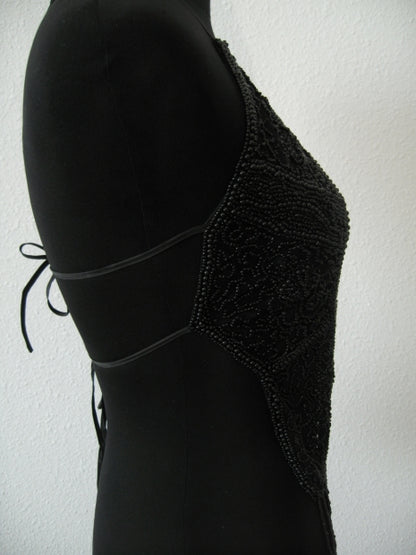 Top van kralen (zwart)