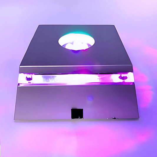 Silver Square Display Light Base – 6.8 cm