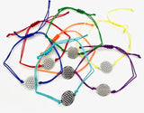 Adjustable 7 Chakra Flower of Life Bracelets