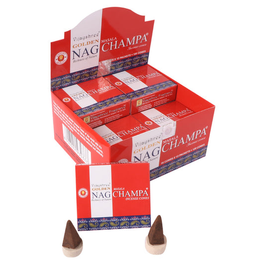Vijayshree Golden Nag Cones - Champa