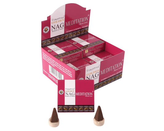 Vijayshree Golden Nag Cone - Meditation