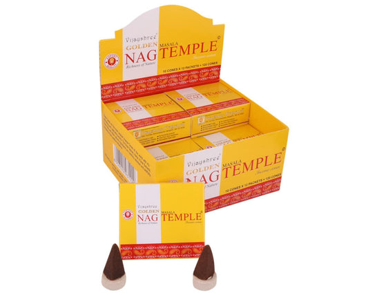 Vijayshree Golden Nag Cones - Temple