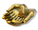 Wierookhouder Open Handen Brons