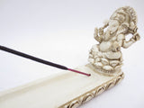 White Ganesh Incense Stick Holder