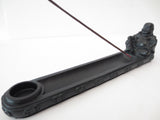 Black Sitting Buddha Incense Stick Holder