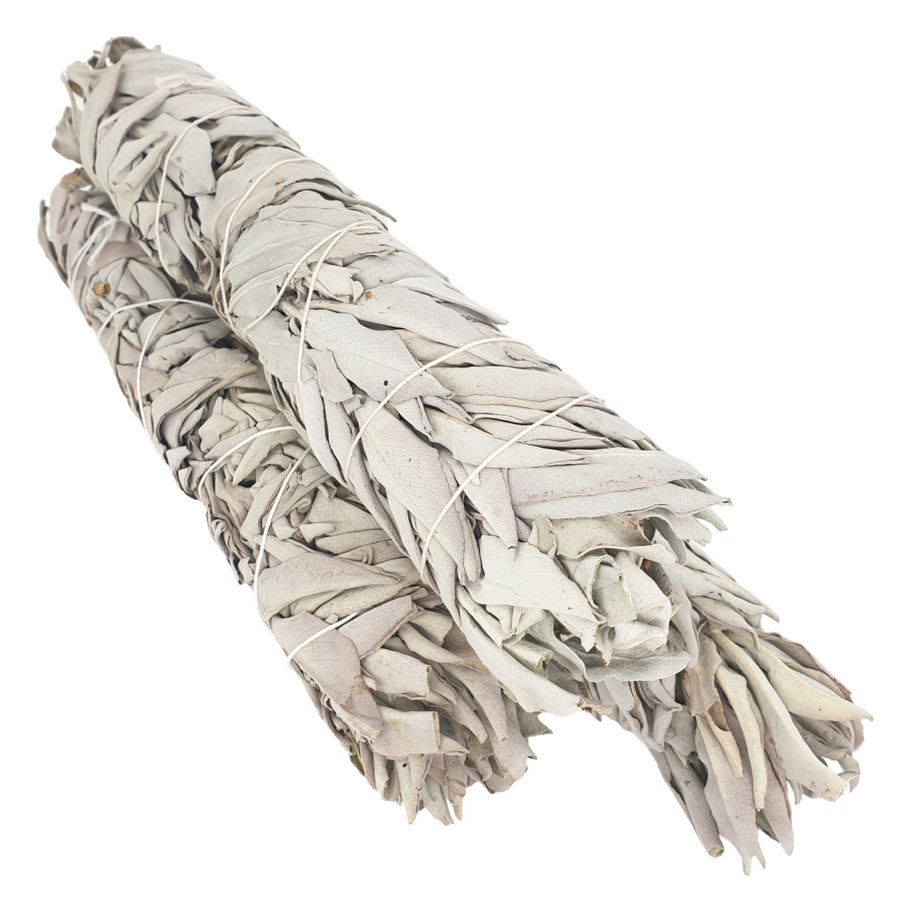 White Sage Smudge Stick 14-15cm (3 x 70-80g)