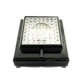 Black Display Light Base for Crystals – 8 cm